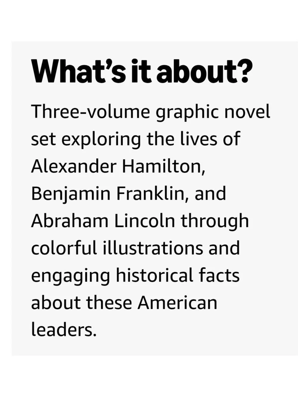 Show Me History Graphic Novel Book Set